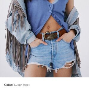 Levi’s 501 high rise denim shorts size 32